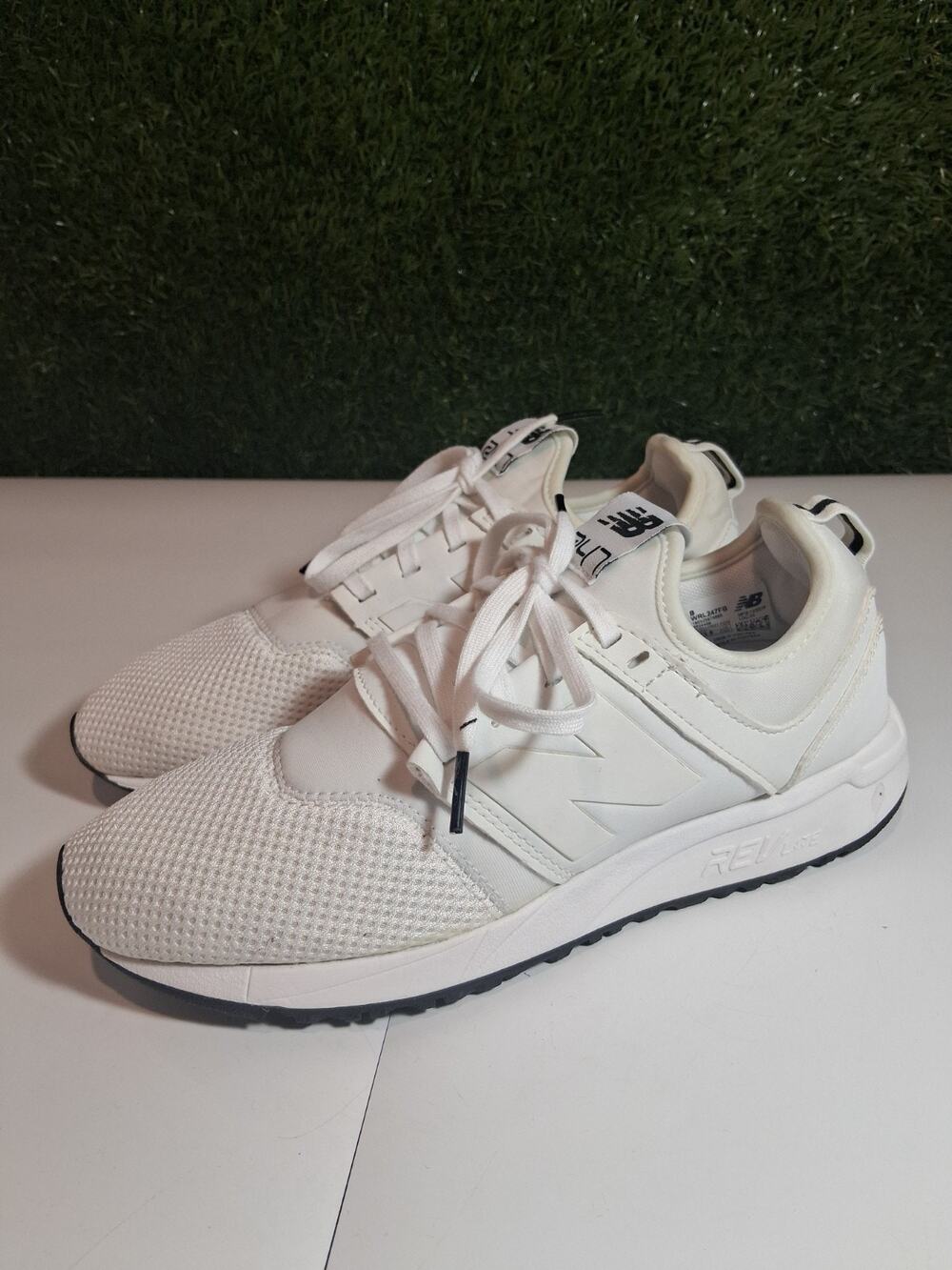 New Balance 247 White Women's Size 6.5 Running Shoes Sneakers WRL247FB REVlite